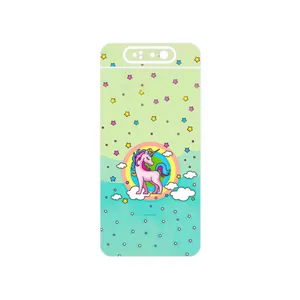 MAHOOT Rainbow unicorn adventure Cover Sticker for Samsung Galaxy A80