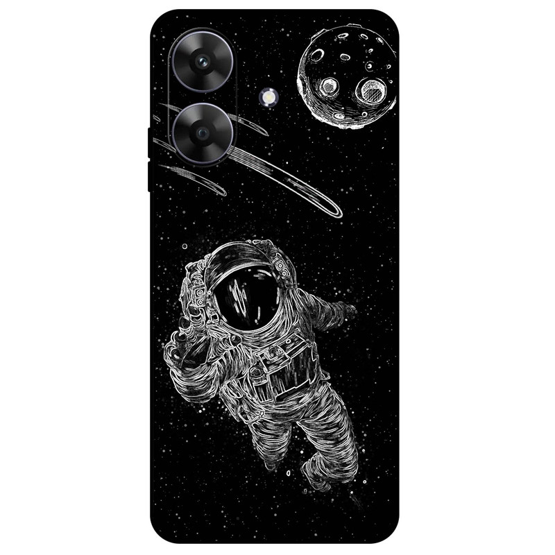 کاور مگافون طرح فضانورد مدل 1368 مناسب برای گوشی موبایل ریلمی Note 60 / Note 60X