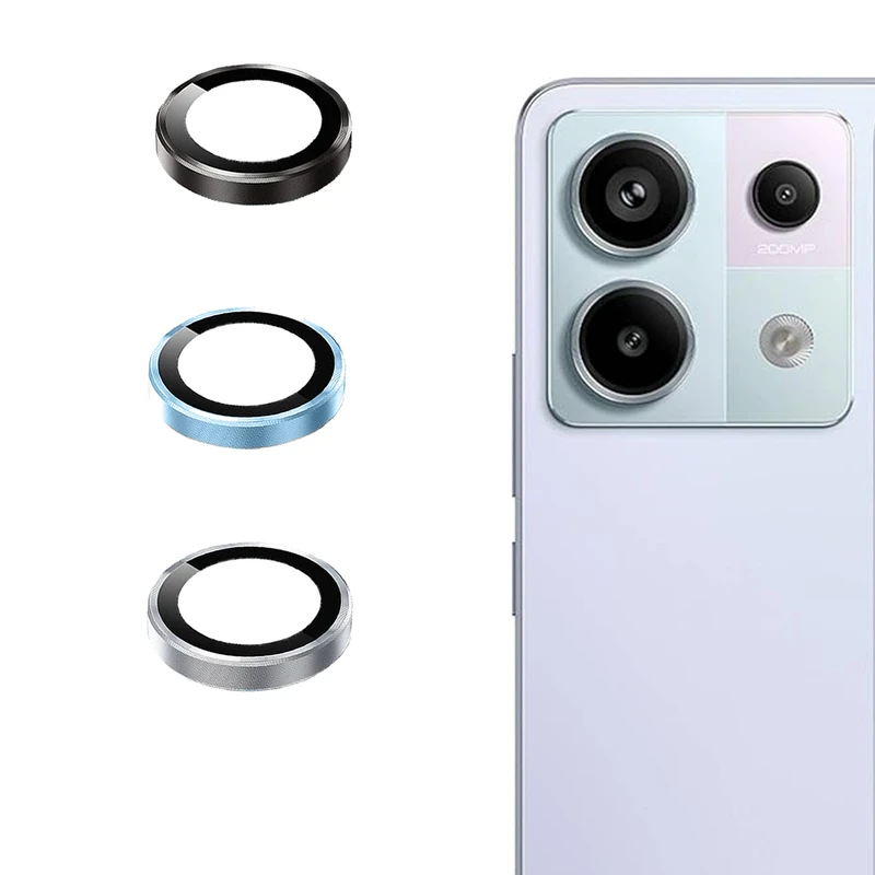  محافظ لنز دوربین فلزی مدل Objektif مناسب برای گوشی موبایل شیائومی Redmi note 13 5G