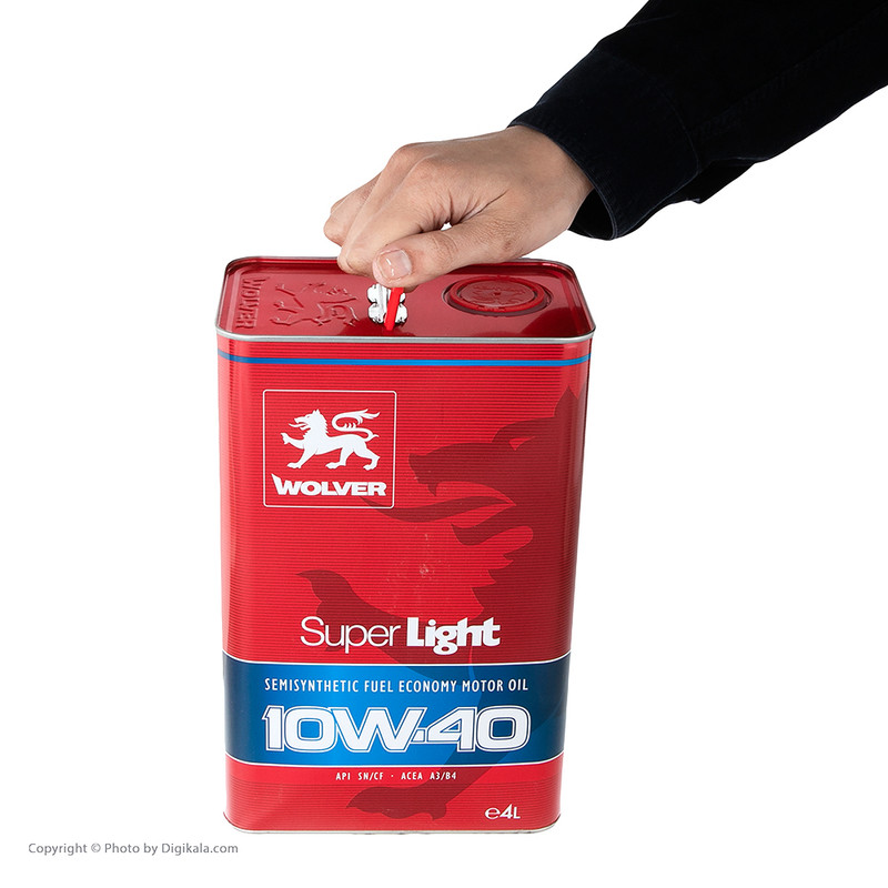قیمت و خرید روغن موتور خودرو ولور مدل Super light 10W40 SN حجم 4 لیتر