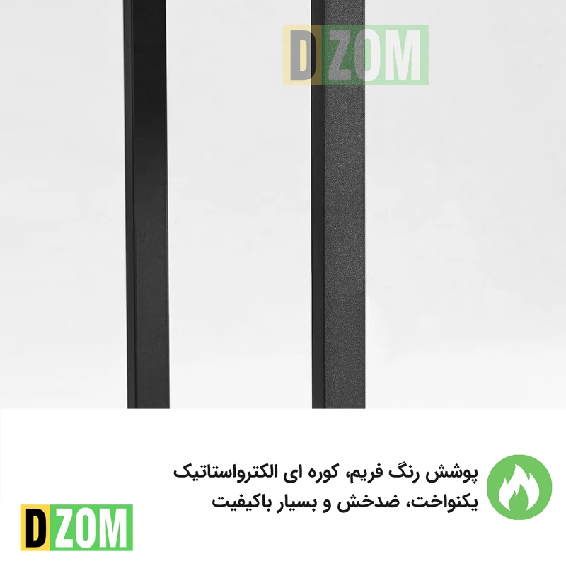 عکس شماره 3 : میز اداری دیزم مدل مونتاژی tld_asm_120×60_w