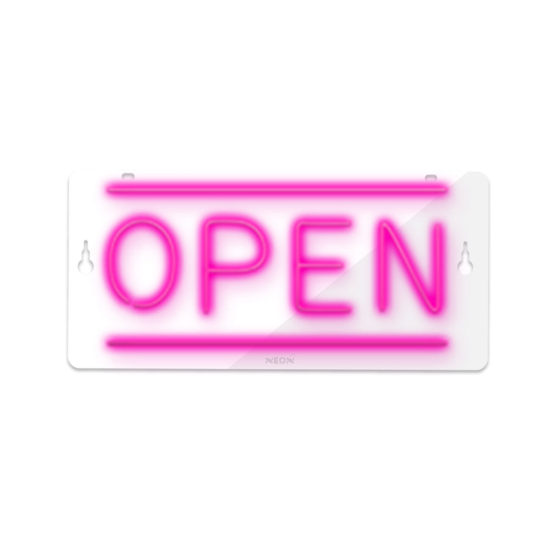 چراغ دیواری نئون دیزاین طرح Open_PN