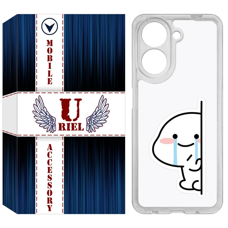 کاور یوریل مدل Clear کد 91 طرح اشک مناسب برای گوشی موبایل شیائومی Redmi A5 4G / Poco C71