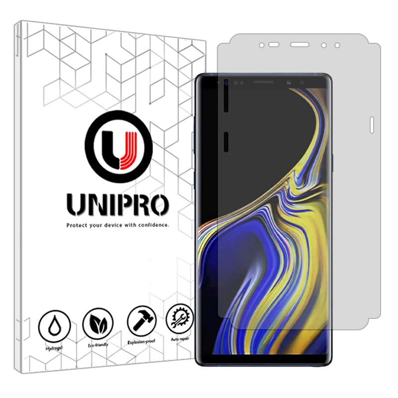 محافظ صفحه نمایش شفاف یونی پرو مدل Explosion Proof مناسب برای گوشی موبایل سامسونگ Galaxy Note9