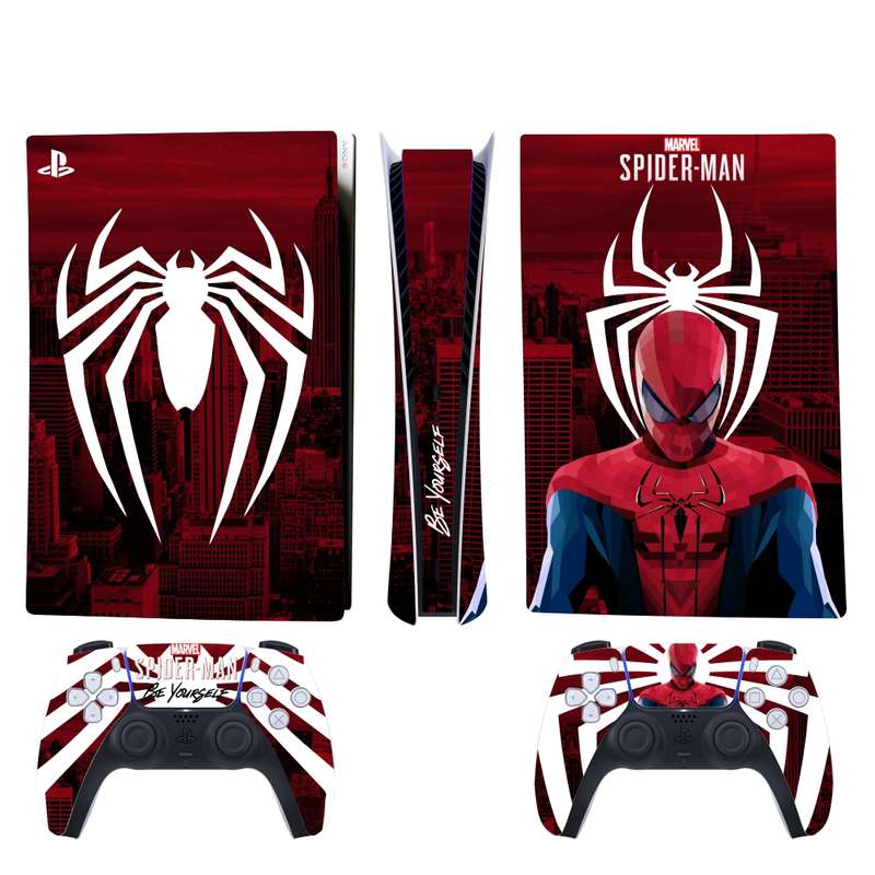 برچسب کنسول و دسته بازی PS5 اس ای گییرز مدل Spider-Man
