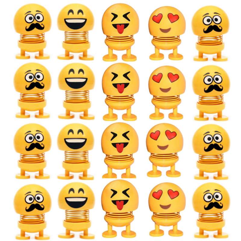 عروسک فنری طرح ایموجی مدل MARY کد 206 مجموعه 20 عددی