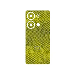 MAHOOT Yellow Snake Skin Cover Sticker for Xiaomi Poco M6 Pro 4G