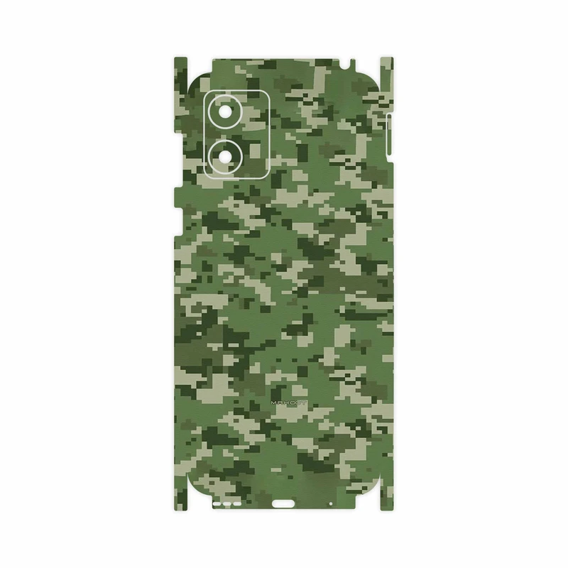 برچسب پوششی ماهوت مدل Army_Green_Pixel-FullSkin مناسب برای گوشی موبایل موتورولا Moto E13