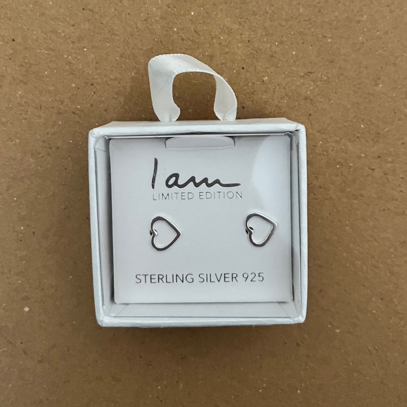 گوشواره نقره زنانه آی ام مدل قلب