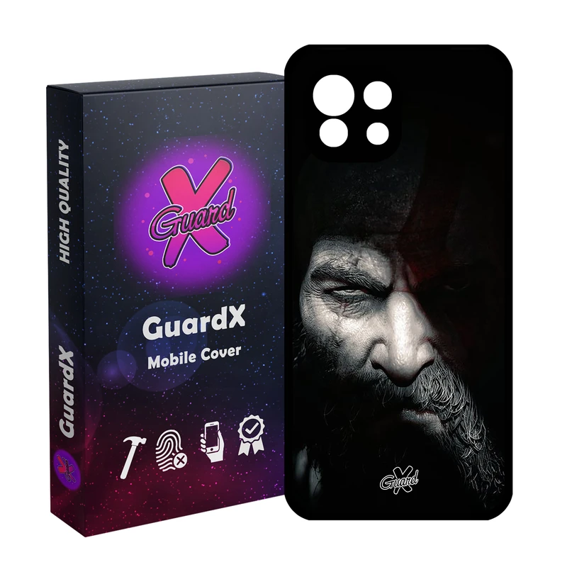 کاور گارد ایکس طرح God of War مدل Glass10418 مناسب برای گوشی موبایل شیائومی  MI 11 Lite