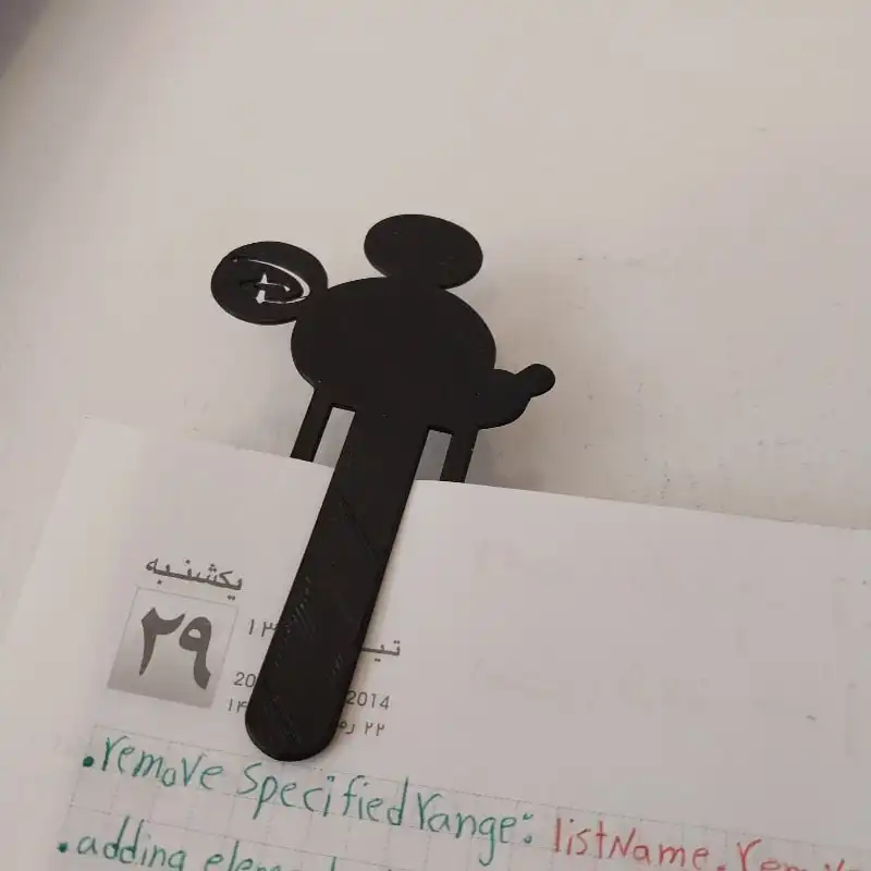 گیره نگهدارنده صفحه کتاب مدل میکی موس