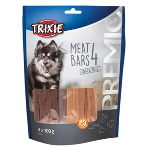 تشویقی سک تریکسی مدل meat bars 4 وزن 400 گرم