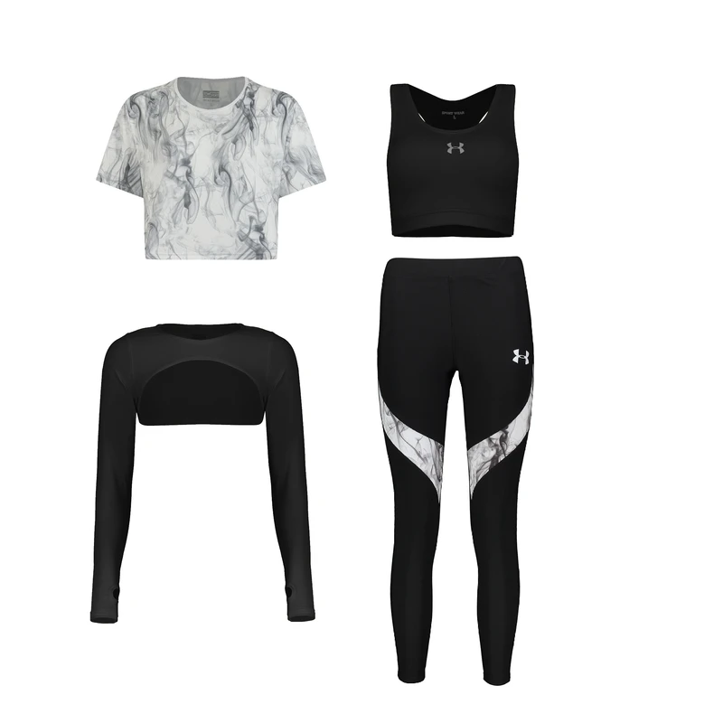 ست چهار تکه لباس ورزشی زنانه مدل 1401-1801-70-56