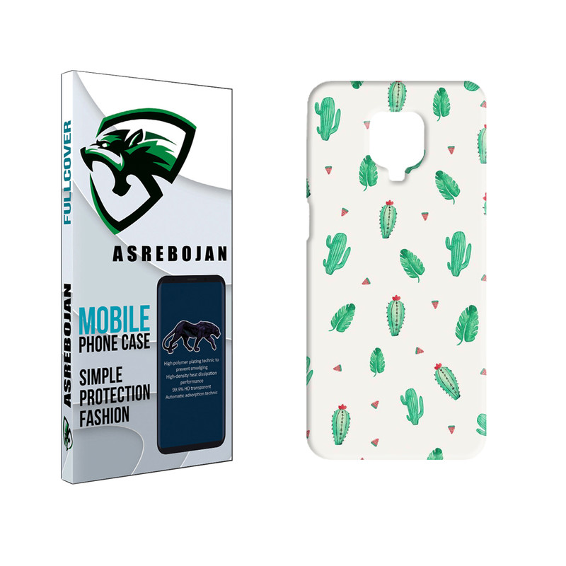 کاور عصر بوژان مدل کاکتوس کد 0137 مناسب برای گوشی موبایل شیائومی note 9 pro