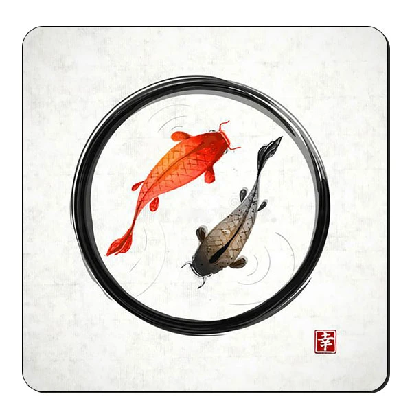  زیر لیوانی طرح نقاشی ژاپنی کد nzl353