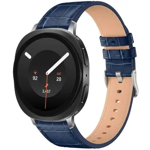 Sprig band model NavyB Leather W9 suitable for Samsung Galaxy Watch 9 40mm / 9 44mm smartwatch