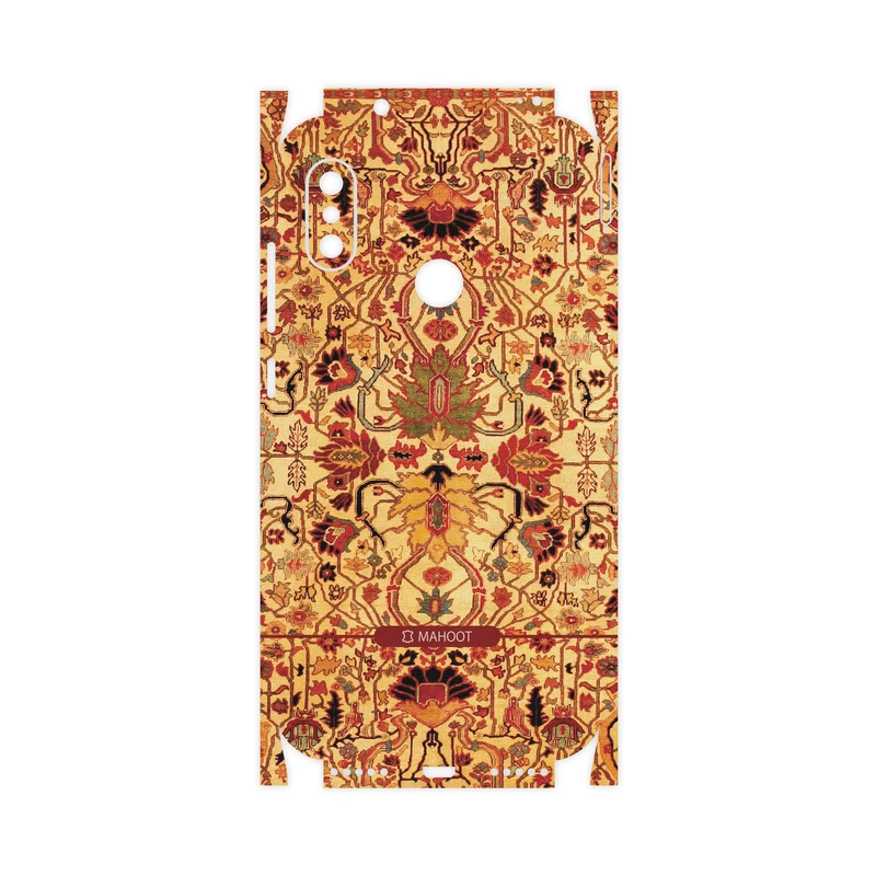 برچسب پوششی ماهوت مدل Persian-Carpet-Yellow-FullSkin مناسب برای گوشی موبایل شیائومی Redmi Note 6 Pro