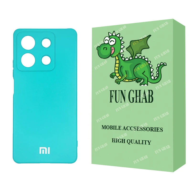 کاور فان قاب مدل سیلیکونی مناسب برای گوشی موبایل شیائومی Redmi Note 13 5G