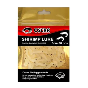 طعمه ماهیگیری بچه میگو ژله ای اسکار مدل SP30