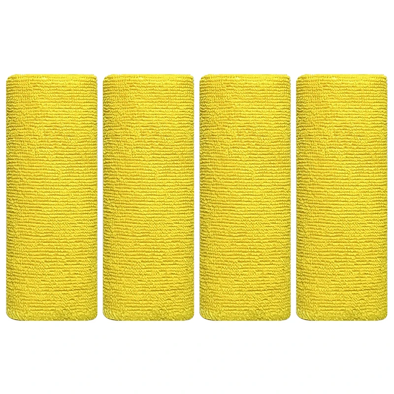 دستمال نظافت خودرو بی تی مدل میکروفایبر کد 25x25Ye4 بسته 4 عددی