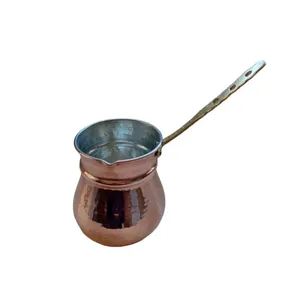 قهوه جوش مسی مدل دسته برنجی کد YOS