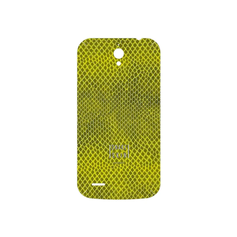 برچسب پوششی ماهوت مدل Yellow Snake Skin مناسب برای گوشی موبایل هوآوی Ascend G610