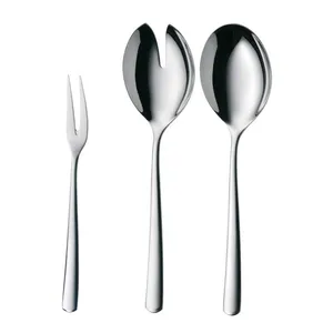 قاشق و چنگال سرو سالاد دبلیو ام اف مدل بوستون مجموعه 3 عددی 