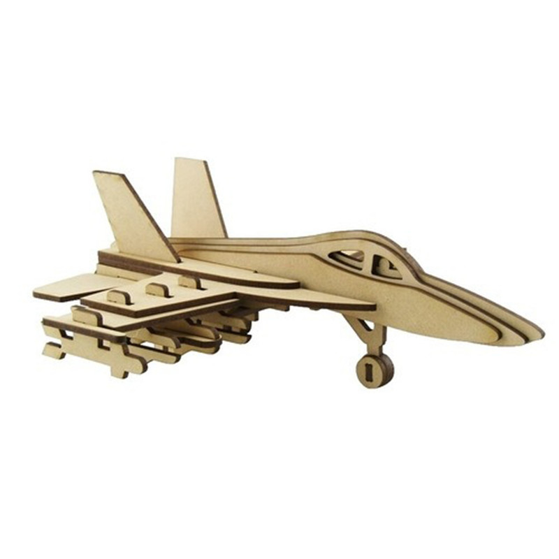 ساختنی 47 تکه مدل F-18 چوبی کد BOBO224