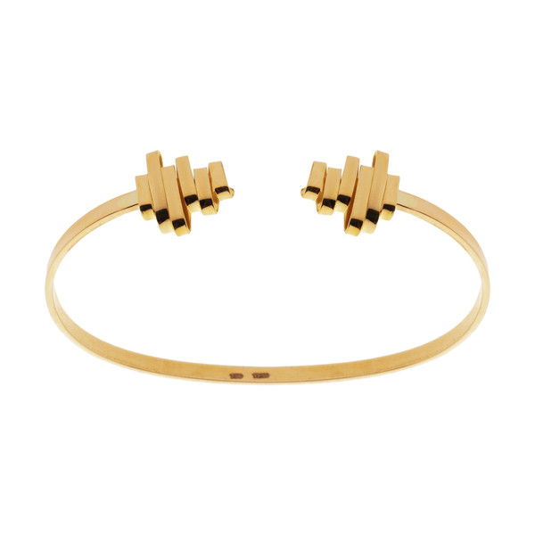 دستبند طلا 18 عیار زنانه سنجاق مدل X090857