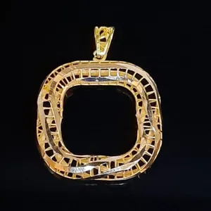 آویز گردنبند طلا 18 عیار زنانه  گالری یارطلا مدل سه بعدی کد PL3D06
