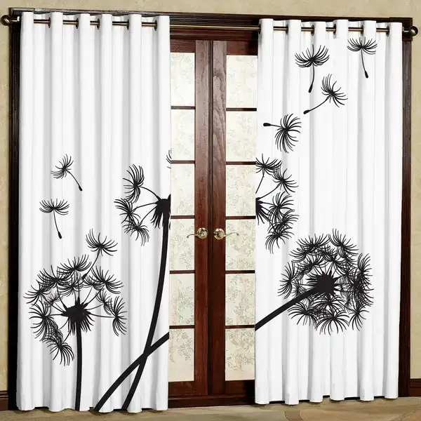 پرده مدل مخمل پانچی کد 6783 سایز 280x140 سانتی متر