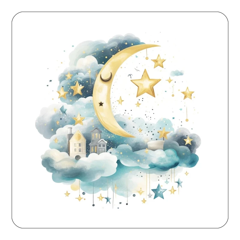 مگنت کاکتی طرح ماه و ستاره مدل mp54688