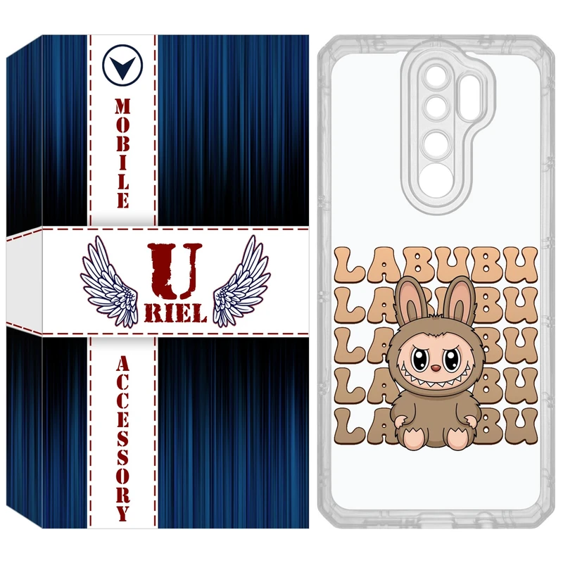 کاور یوریل مدل Clear کد 134 طرح لبوبو مناسب برای گوشی موبایل شیائومی Redmi Note 8 Pro