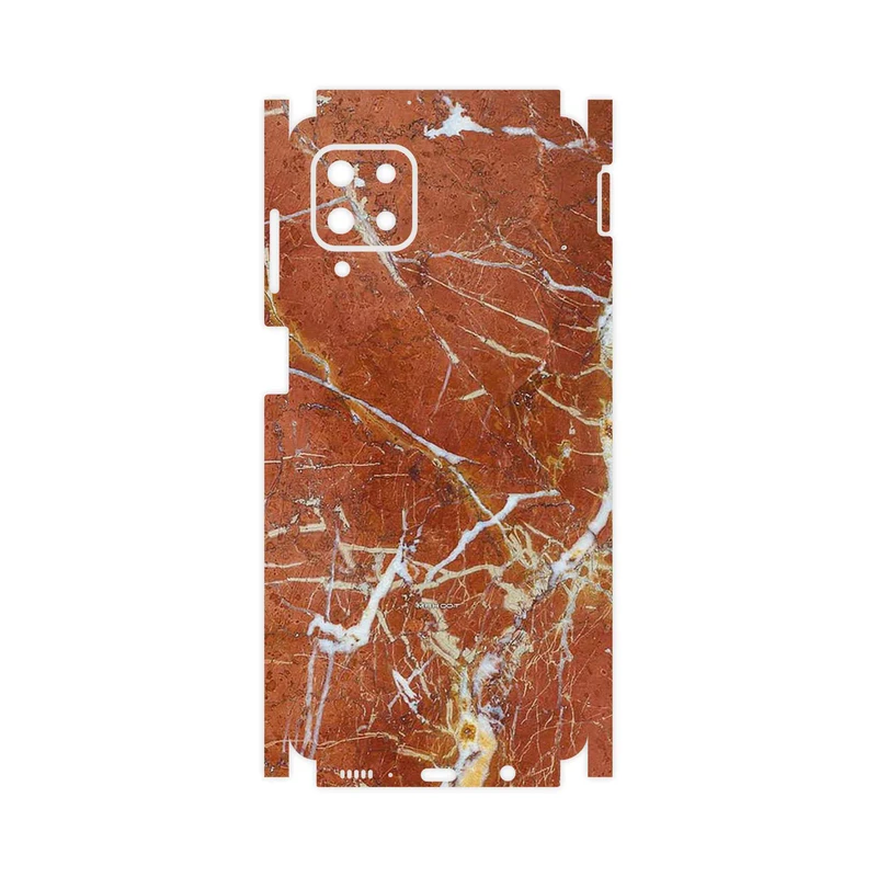 برچسب پوششی ماهوت مدل Red Marble-FullSkin مناسب برای گوشی موبایل سامسونگ Galaxy M62
