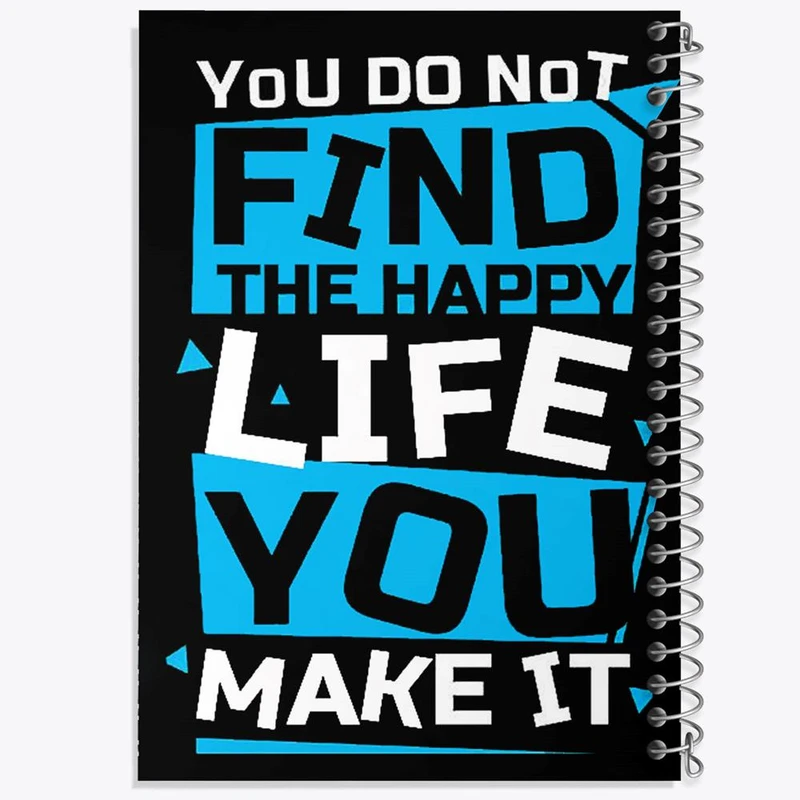 دفتر نت موسیقی 50 برگ خندالو مدل جملات انگیزشی کد 24819