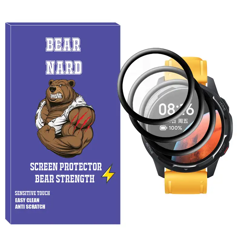 محافظ صفحه نمایش نانو برنارد مدل NBR مناسب برای ساعت هوشمند شیائومی Watch Color 2 بسته سه عددی