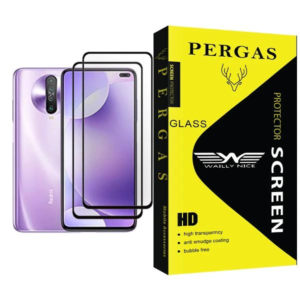 محافظ صفحه نمایش وایلی نایس مدل Pergas Glass MIX002 مناسب برای گوشی موبایل شیائومی Redmi K30 بسته دو عددی