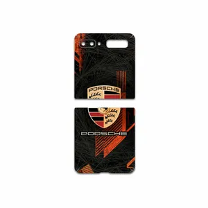 MAHOOT Porsche-Logo Cover Sticker for Samsung Galaxy Z Flip