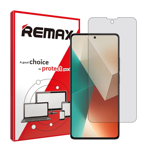 محافظ صفحه نمایش شفاف ریمکس مدل HyGEL مناسب برای گوشی موبایل شیائومی Redmi Note 13