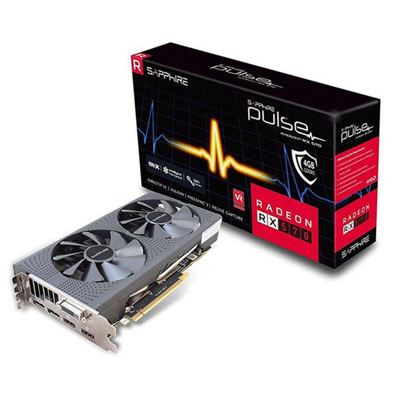 کارت گرافیک سافایر مدل Pulse RX 570 4GB DDR5 DUAL HDMI 3