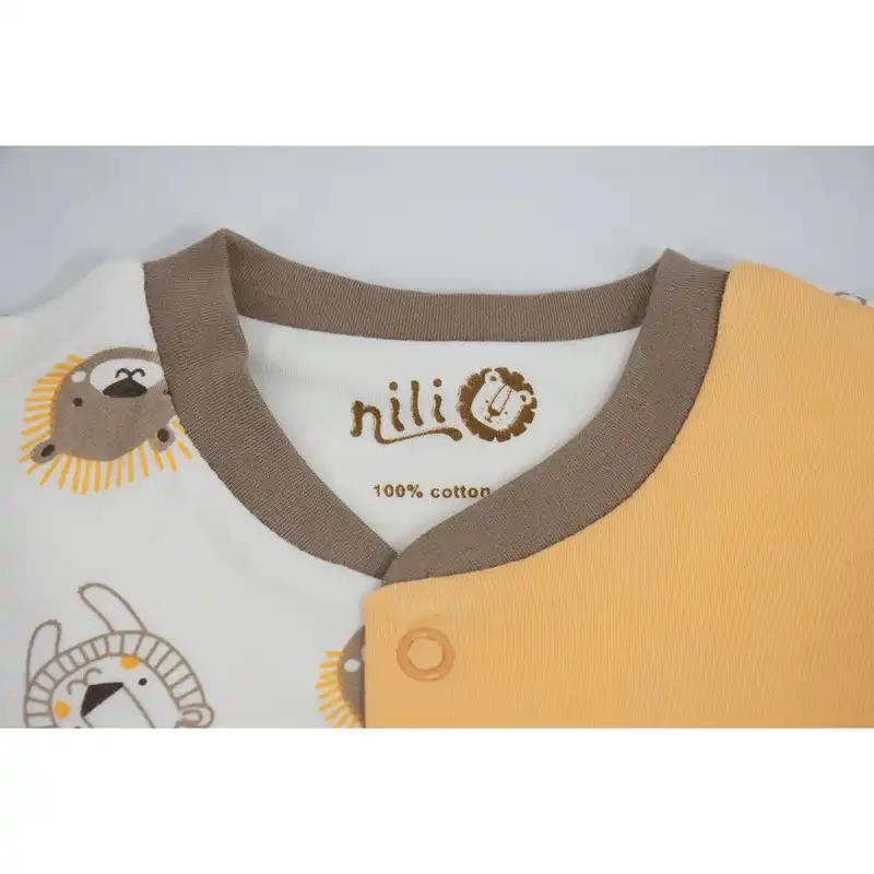 سرهمی نوزادی نیلی مدل Lion 675