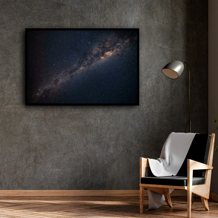 تابلو بکلیت طرح کهکشان مدل B-D2093 فریم مشکی