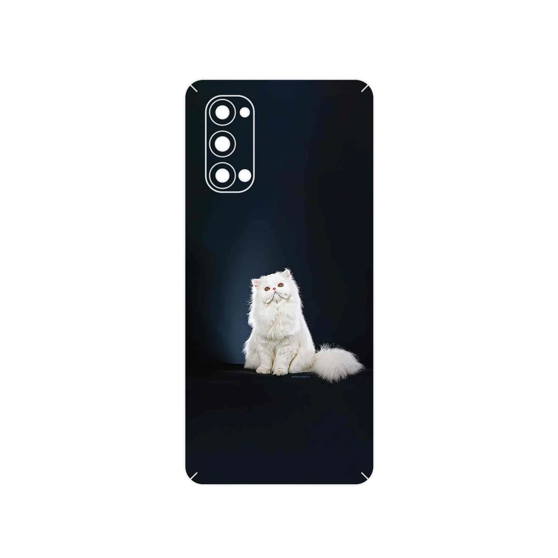 برچسب پوششی ماهوت مدل Persian_cat مناسب برای گوشی موبایل اپو Reno4 Pro 5G