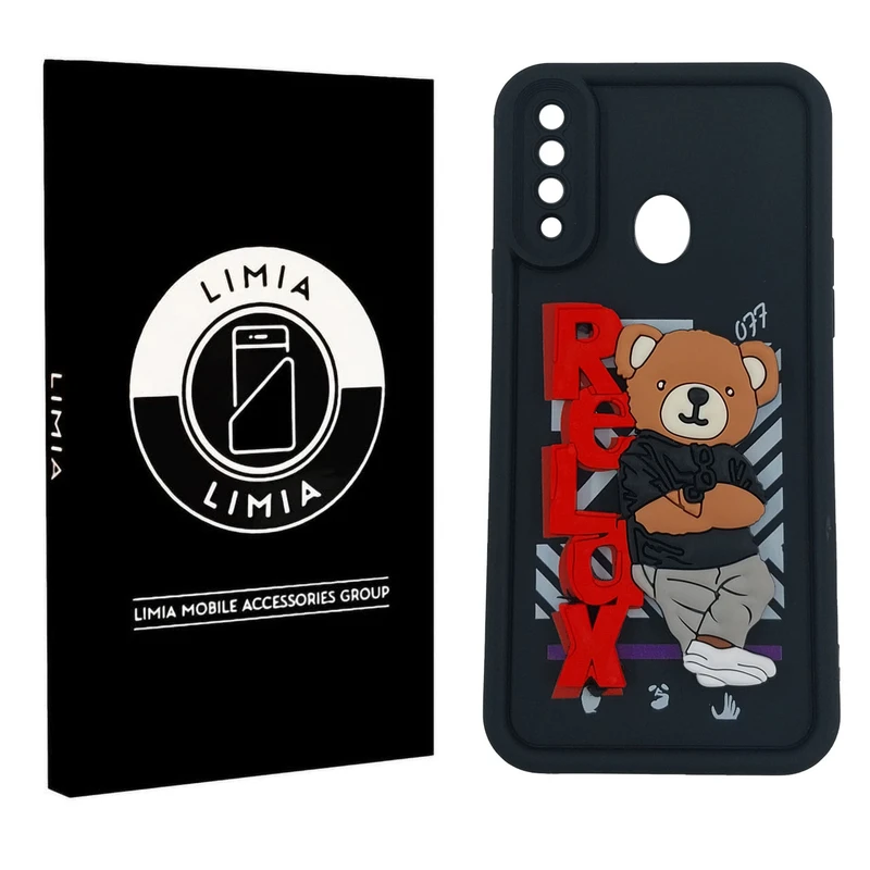 کاور لیمیا مدل سولید لنزدار طرح عروسکی برجسته مناسب برای گوشی موبایل سامسونگ Galaxy A20s