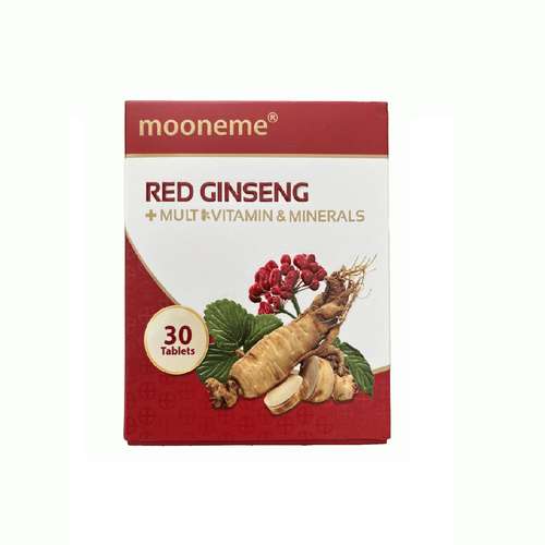 قرص رد جینسینگ مونم بسته 30 عددی 