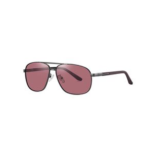 عینک آفتابی خلبانی مردانه آلبرت وگ مدل 6306C21P39 Polarized Maroon