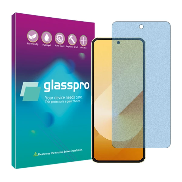 محافظ صفحه نمایش مات ضد اشعه آبی گلس پرو مدل Resistant مناسب برای گوشی موبایل سامسونگ Galaxy Z Flip6