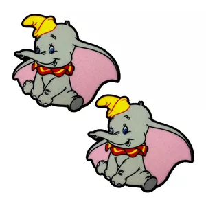 استیکر پارچه و لباس مدل دامبو فیل بسته 2 عددی