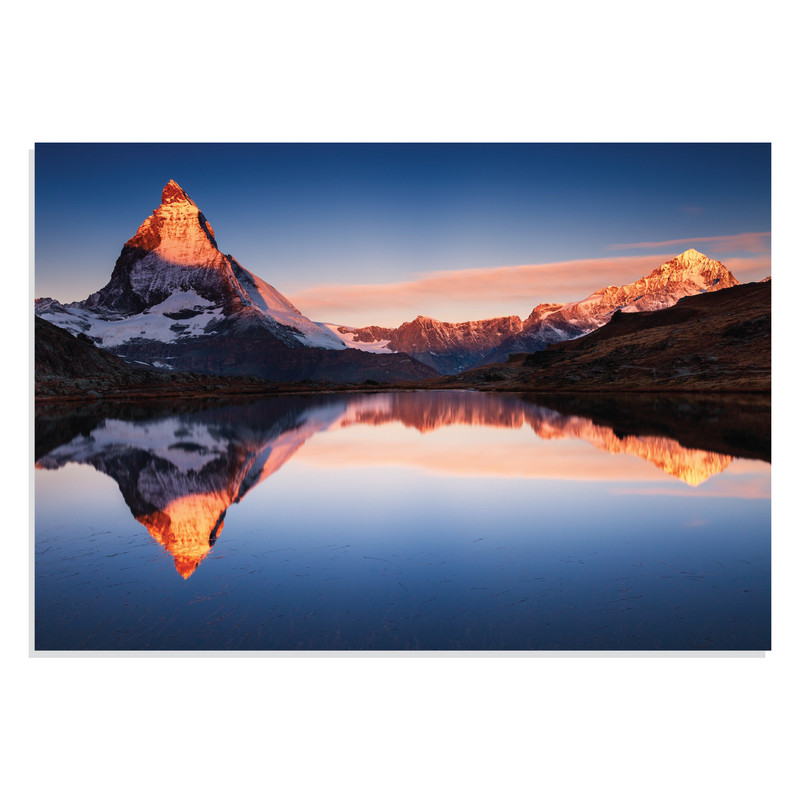 تابلو شاسی طرح طبیعت رودخانه و دریاچه Mountain & River مدل NV0769