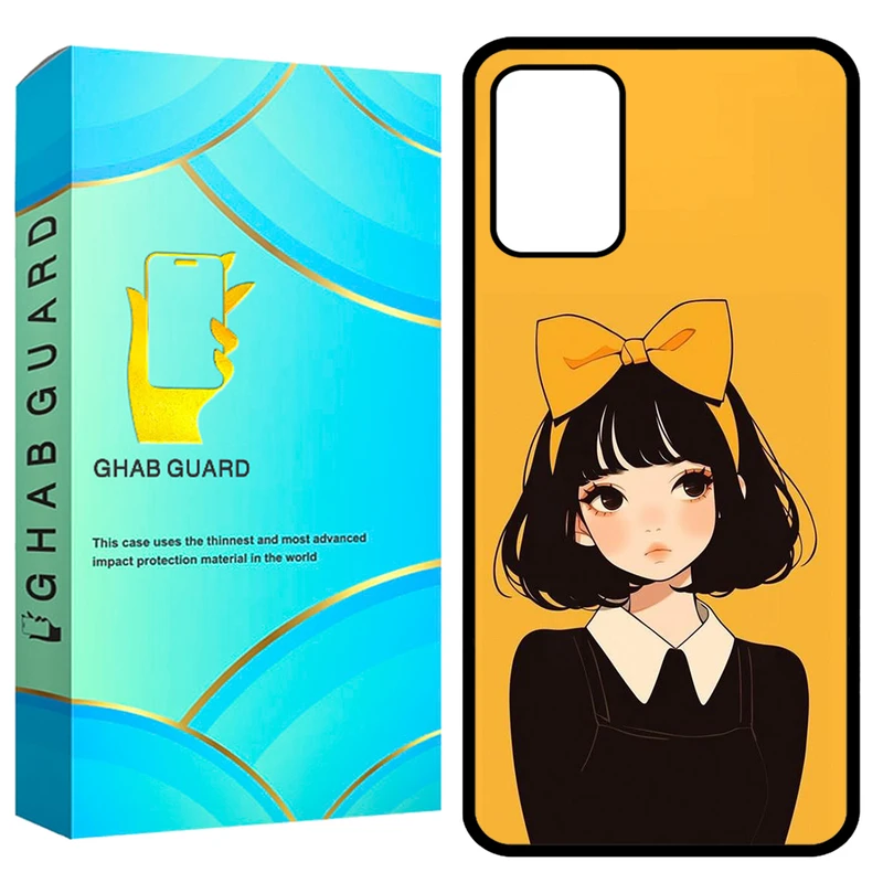 کاور قاب گارد طرح دختر مدل GCHPA324 مناسب برای گوشی موبایل سامسونگ Galaxy A32 4G 